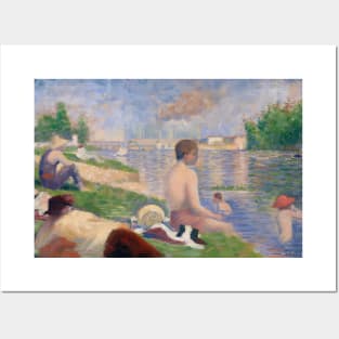 Final Study for Bathers at Asnieres by Georges Seurat Posters and Art